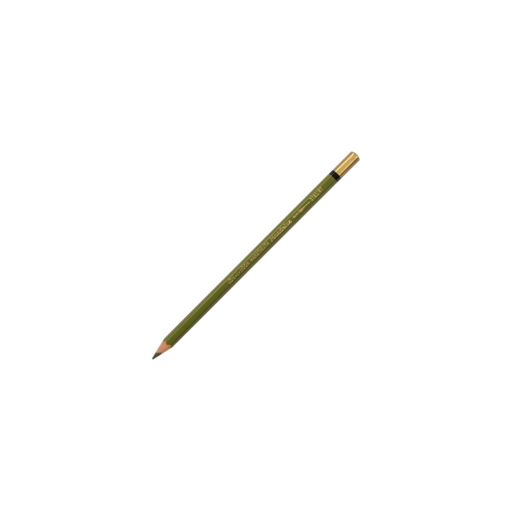 Карандаш акварельный Koh-i-noor "MONDELUZ" №027 оливковый темный