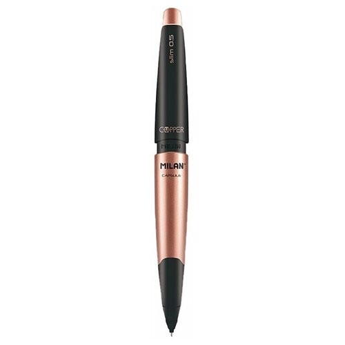 Карандаш механический Milan "CAPSULE Slim Copper" 0.5мм, цвет черный