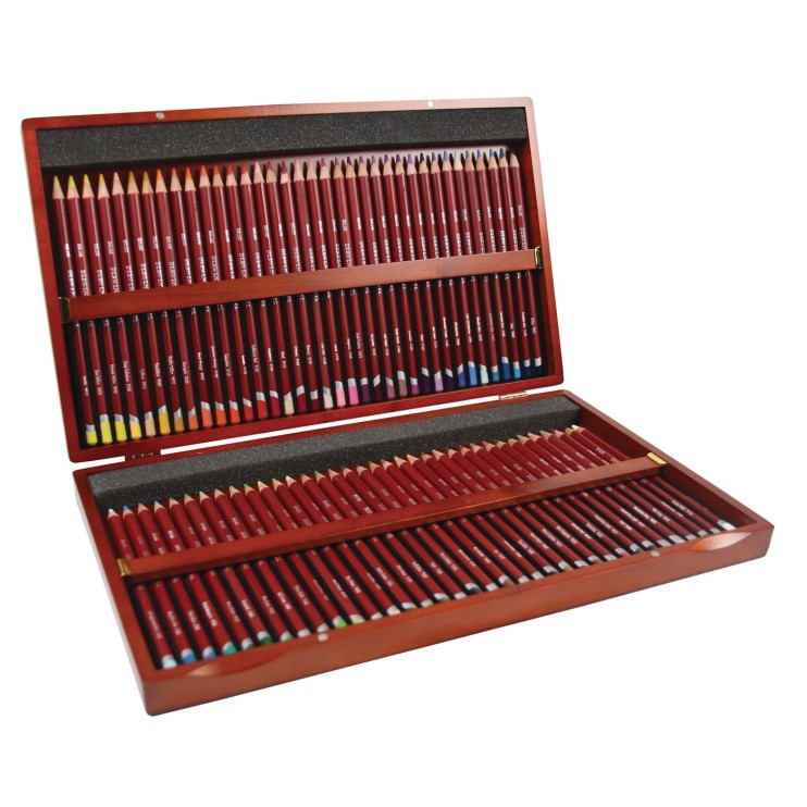 Набор пастельных карандашей Derwent "Pastel" 72 штук в деревянной упаковке (2300343)