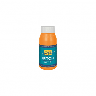 Краска акриловая Solo Goya "Triton" №62 Флюоресцентный оранжевый, 750мл.