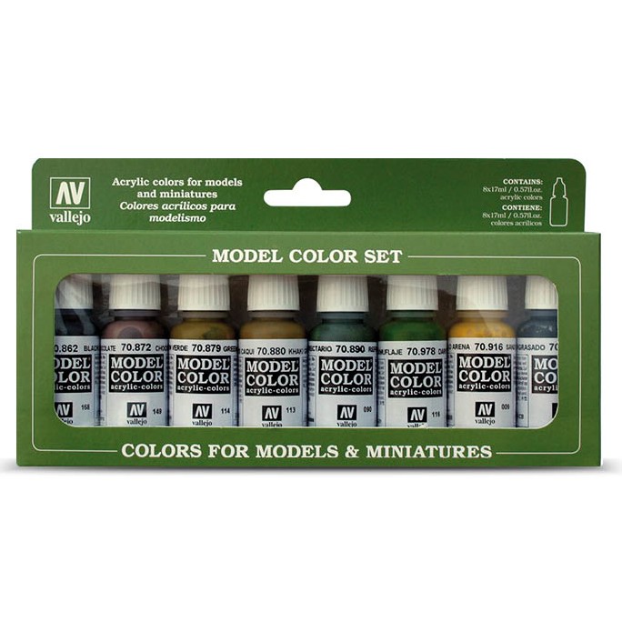 Набор красок Model Color "Panzer Colors" 70.108 8 цветов