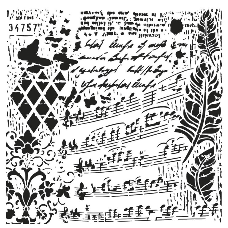 Трафарет 25х25см, GCSM013