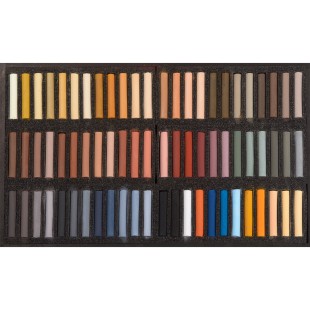 Набор сухой пастели Blockx "Animals" 72 цвета в деревянном ящике