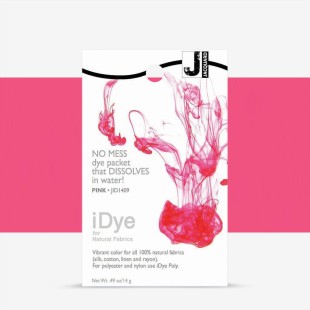 Краситель для натуральных волокон Jacquard "iDYE" 409 розовый, 14 гр