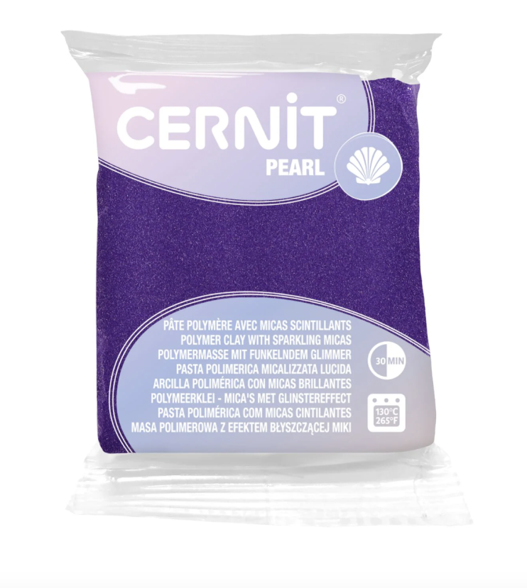 Глина для запекания "Pearl" 900 purple/ фиолетовый, 56гр