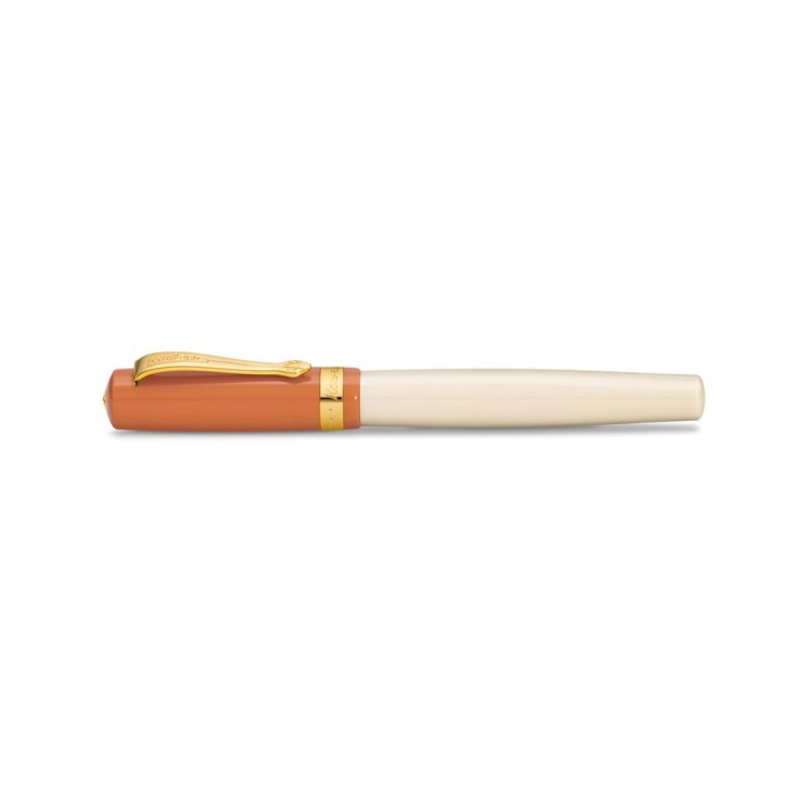 Ручка шариковая KAWECO "STUDENT 70`s Soul" (1,0мм), Orange/White (10001749)