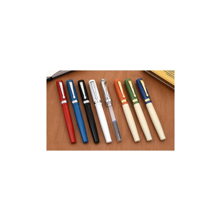 Ручка шариковая KAWECO "STUDENT 70`s Soul" (1,0мм), Orange/White (10001749)