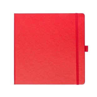 Блокнот для зарисовок Sketchmarker 20x20см, 140г/м2, 80л, твердая обложка Красный