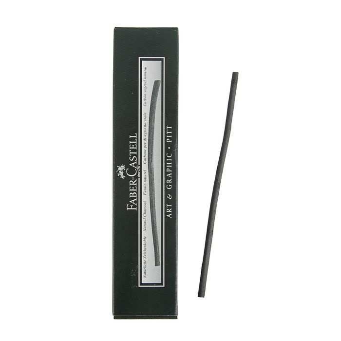 Уголь натуральный Faber-Castell "Pitt" 3-6 мм (упаковка)