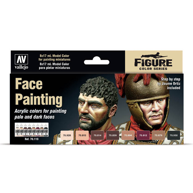 Набор красок Model Color "Face Painting Set" 70.119 8 цветов