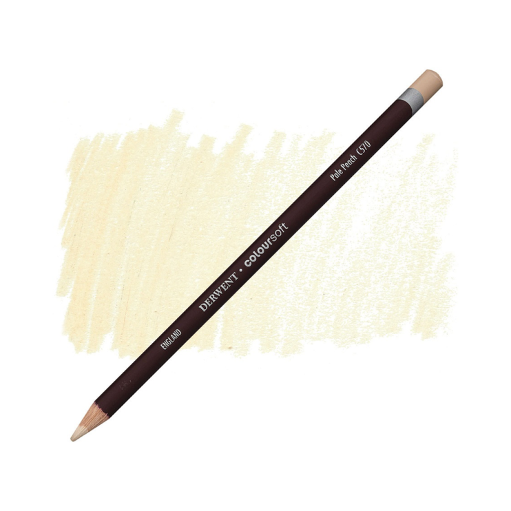 Карандаш цветной Derwent "Coloursoft" C570 Персиковый бледный (0701009)