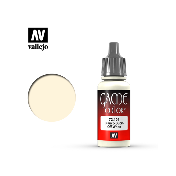 Краска акриловая для моделизма Vallejo "Game Color" 72.101 Off-White