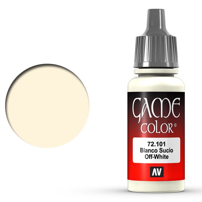 Краска акриловая для моделизма Vallejo "Game Color" 72.101 Off-White