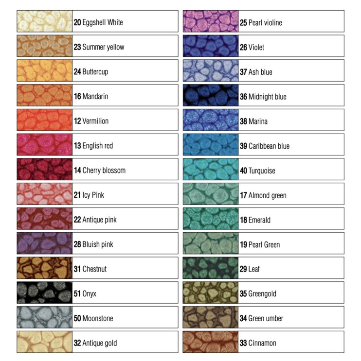 Набор декоративных красок Pebeo "Fantasy Prisme" 25 цветов по 20мл