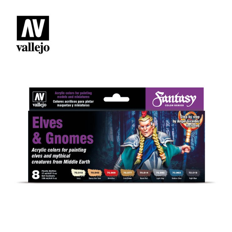 Набор красок Model Color "Elves & Gnomes" 70.242, 8 цветов по 17 мл