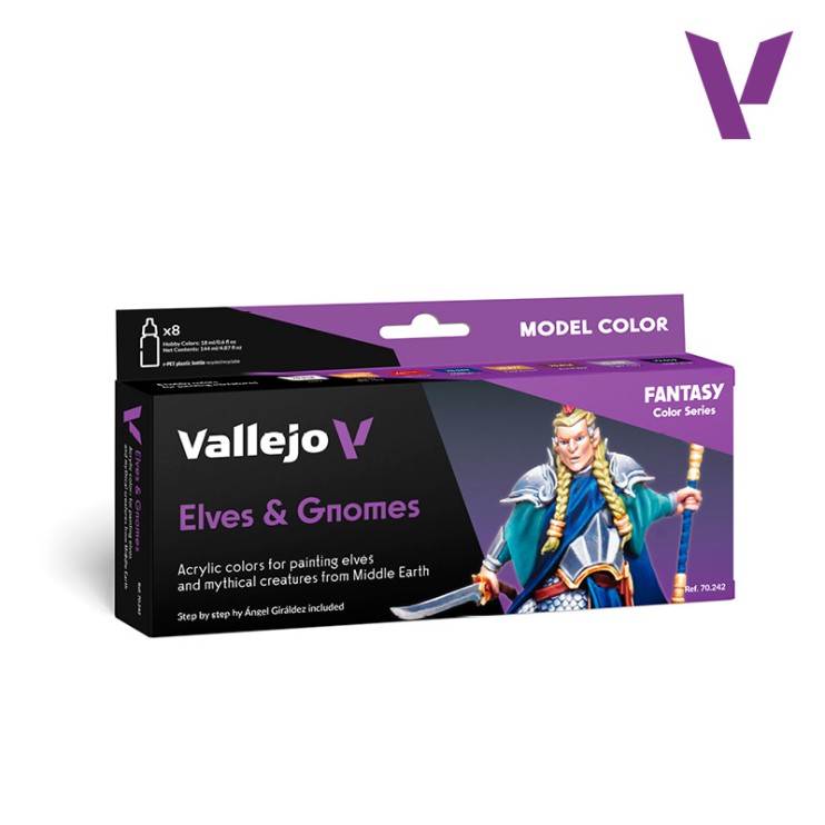 Набор 8 красок Model Color "Elves & Gnomes" для моделизма