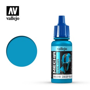 Краска для сборных моделей Vallejo "Mecha Color" 69.018 (Deep Blue)