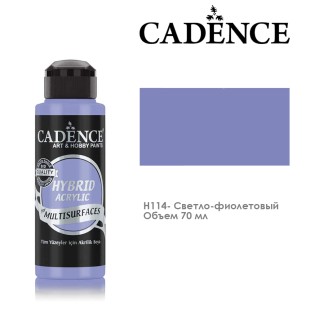 Краска акриловая Cadence "Hybrid" 70мл №H114 светло-фиолетовый