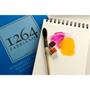Альбом для акварели Fabriano "1264 Acquerello" 21х29,7см, 30л, 300гр/м² (Cold pressed) (19100649)
