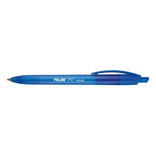 Ручка гелевая Milan "P07 Dry-Gel" 0.7 мм, чернила синие (1 штука)