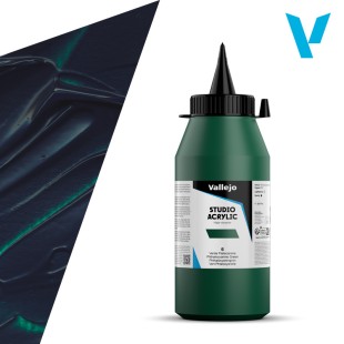 Акрил Vallejo "Studio" 6 Phthalo Green (Зеленый фтало), 1л