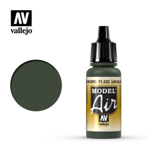 Краска для аэрографии "Model Air" цвет 71.322 (IJN Black Green), 17мл