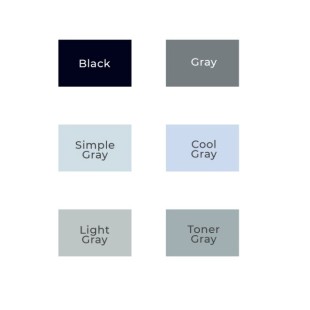 Набор капиллярных ручек Sketchmarker "Artist fine pen" 6 цветов, Grey