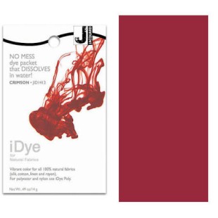 Краситель для натуральных волокон Jacquard "iDYE" 413 малиновый, 14 гр