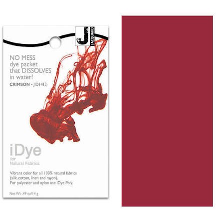 Краситель для натуральных волокон Jacquard "iDYE" 413 малиновый, 14 гр