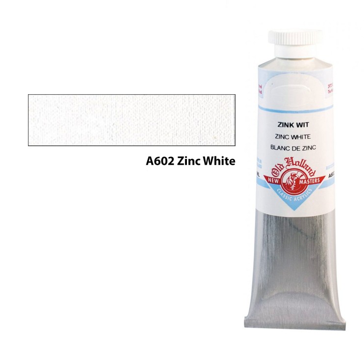 Акрил художественный "Old Holland" A602 Zinc White (Белила цинковые), 60мл