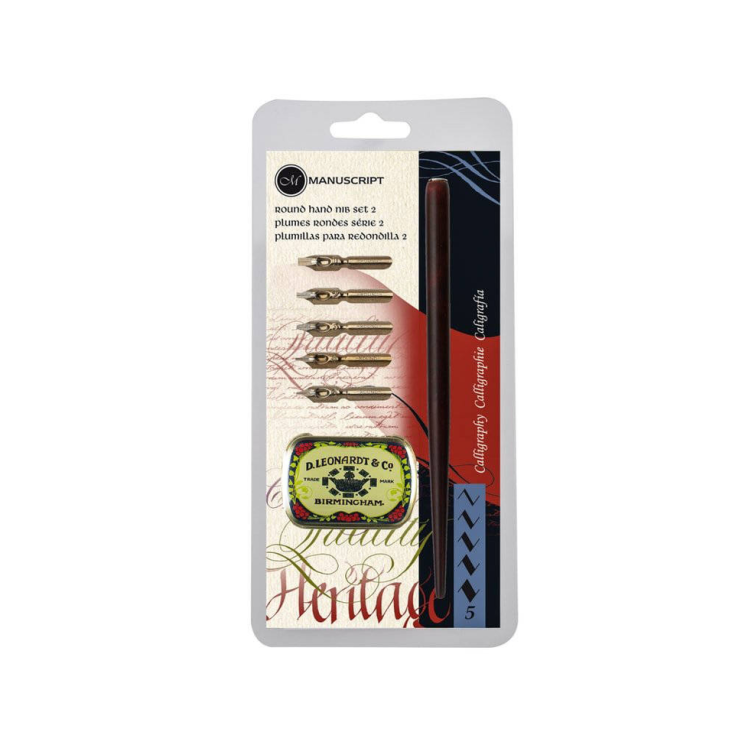 Набор для каллиграфии Manuscript "Round Hand №2" 7 предметов