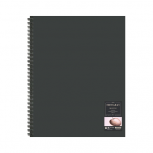 Блокнот для зарисовок на спирали Fabriano "Sketch Book" 29,7x42см, 80л, 110гр/м²,мелкозернистая (28029550)