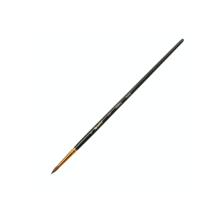 Колонок круглый укороченная вставка Roubloff "Series 1117" №6 матовая длинная ручка