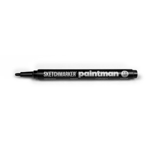 Маркер пигментный Sketchmarker "Paintman" 1.0мм, черный