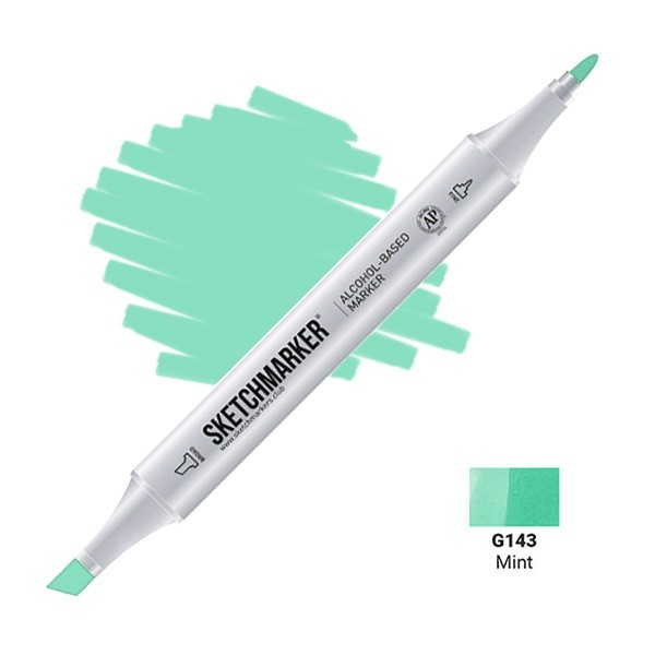 Маркер двусторонний Sketchmarker "Classic" G143 Мята