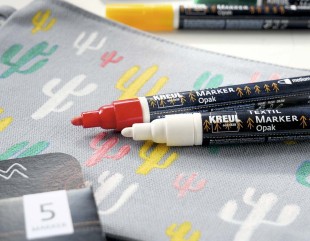 Маркер для темных тканей Kreul "Textile Marker Opak" 92763 Красный, 2-4мм