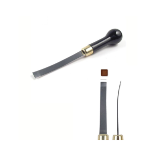 Резец профессиональный по линолеуму RGM "336" изогнутый большой в блистере