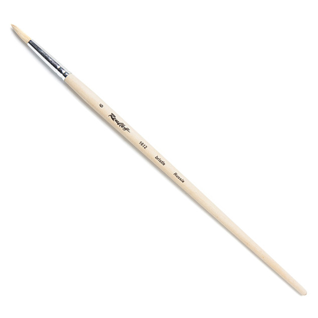 Щетина круглая "1612" №6 длинная ручка