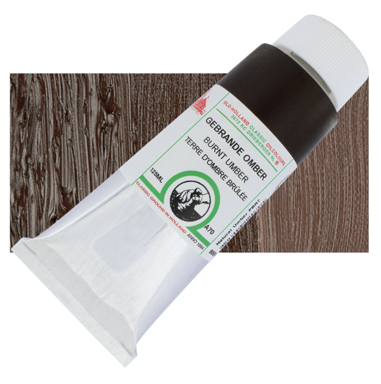 Масло Old Holland A70 Умбра жжёная/ 125мл.