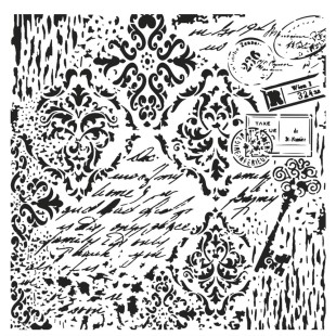 Трафарет пластиковый "Cadence" 25х25см, GCSM015