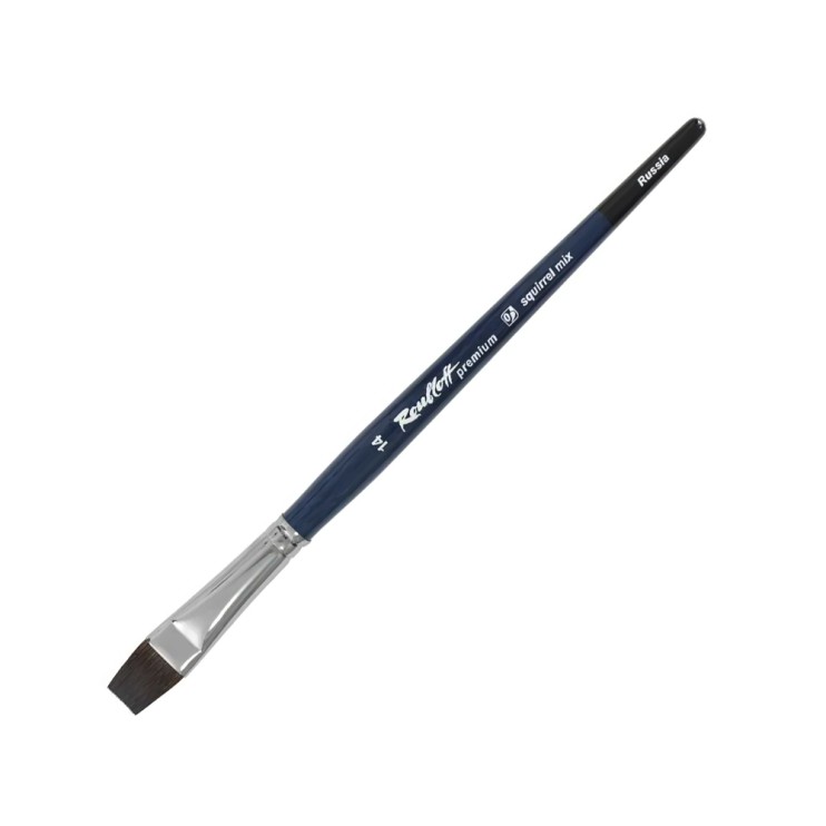 Белка- микс плоская "Premium" №14 на короткой ручке