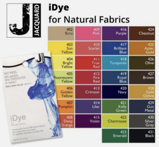 Краситель для натуральных волокон Jacquard "iDYE" 420 темно-синий, 14 гр