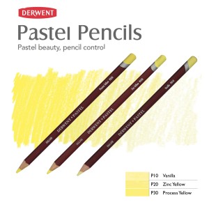 Комплект пастельных карандашей Derwent "Pastel" желтые оттенки (P030, P020, P010)