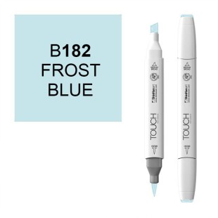 Маркер Touch Twin "Brush" цвет B182 (frost blue)