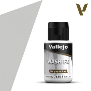 Тонирующая жидкость Vallejo, серия "Model Wash", цвет 76.515 Light Grey