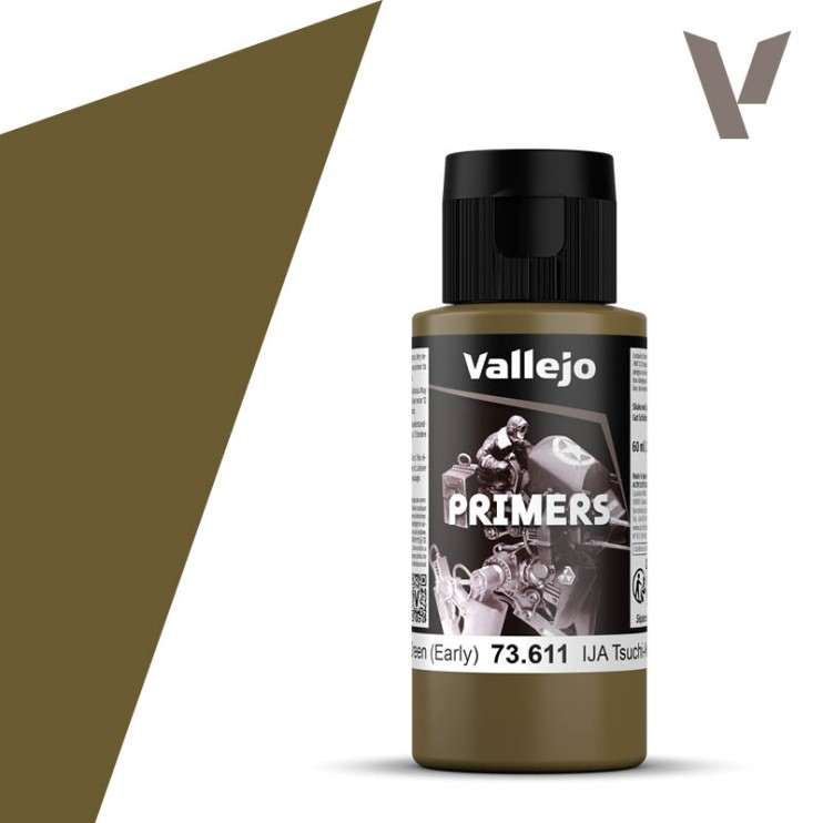 Грунт Vallejo "Primers" 73.611 Earth Green (Early), 60мл (акрилово-полиуретановый)