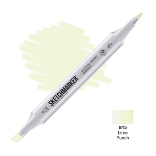Маркер двусторонний Sketchmarker "Classic" G15 Лаймовый пунш
