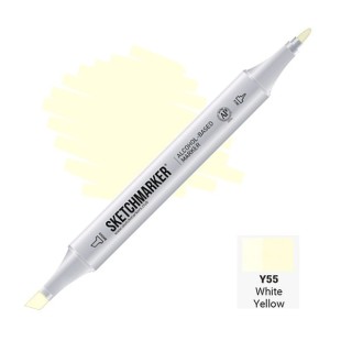 Маркер двусторонний Sketchmarker "Classic" Y55 Бело-жёлтый