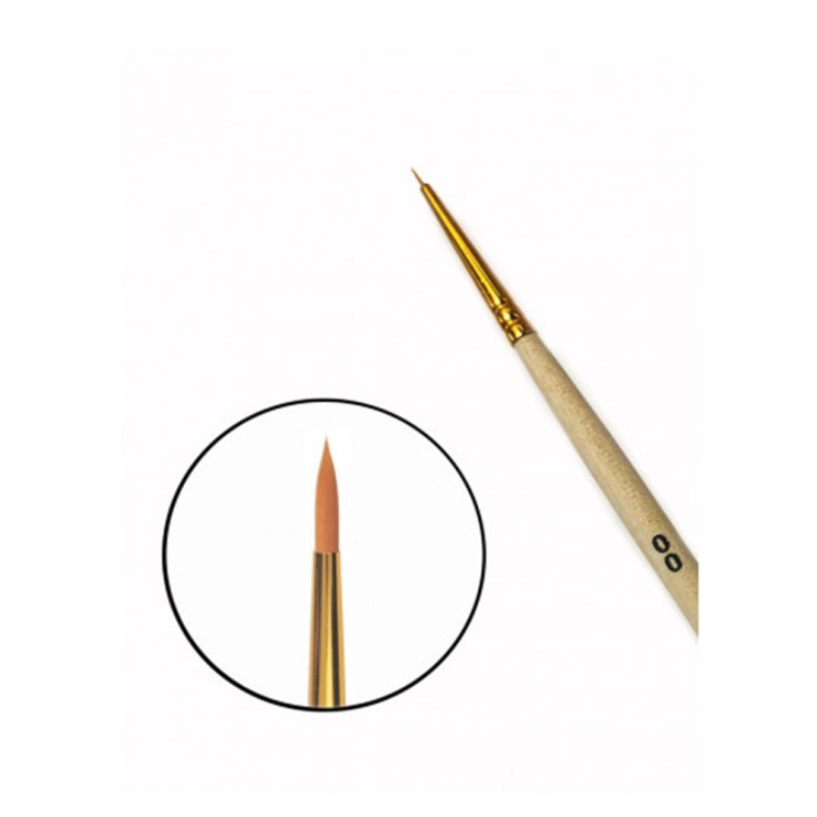 Синтетика жесткая круглая Chernaya Rechka "1312" №00 длинная ручка