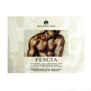 Блок бумаги для печати Magnani "Pescia" 23x31см, 20л, 300гр/м², 100% хлопок